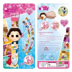Đồng hồ điện tử có đèn chiếu hình Siêu Anh Hùng Marvel Spider Man Iron Man cho bé - Quà tặng thú vị và an toàn cho trẻ em