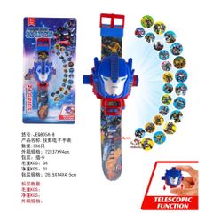 Đồng hồ điện tử có đèn chiếu hình Siêu Anh Hùng Marvel Spider Man Iron Man cho bé - Quà tặng thú vị và an toàn cho trẻ em