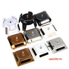 Đế Xoay Quay Video 360 Độ Có Đèn LED - Bàn Xoay Trưng Bày Sản Phẩm Năng Lượng Mặt Trời Cho Đồ Trang Sức, Đồng Hồ
