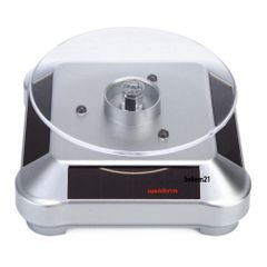 Đế Xoay Quay Video 360 Độ Có Đèn LED - Bàn Xoay Trưng Bày Sản Phẩm Năng Lượng Mặt Trời Cho Đồ Trang Sức, Đồng Hồ