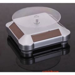 Bàn Xoay 360 Độ Năng Lượng Mặt Trời - Đế Trưng Bày Hình Ảnh & Quay Video Sản Phẩm, Cho Đồ Trang Sức, Đồng Hồ - Tiết Kiệm Năng Lượng