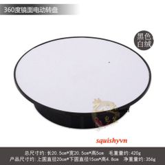 Bàn Xoay 360 Độ Năng Lượng Mặt Trời - Đế Trưng Bày Hình Ảnh & Quay Video Sản Phẩm, Cho Đồ Trang Sức, Đồng Hồ - Tiết Kiệm Năng Lượng