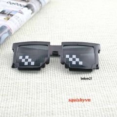 Kính Thuglife 6 Chấm MINECRAFT - Kính Mắt Thời Trang Nhiều Màu Sắc Độc Đáo Dành Cho Game Thủ 8-Bit