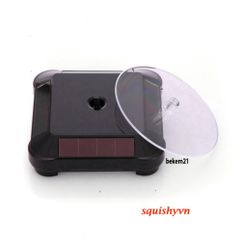 Đế Trưng Bày Trang Sức Xoay 360 Độ - Tối Ưu Màu Đen, Chất Liệu ABS Cao Cấp, Kích Thước 13cm - Dụng Cụ Trưng Bày Đẹp Mắt