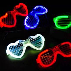 Kính Viễn Tưởng LED Phát Sáng Nhiều Màu - Gọng Gấp Tiện Lợi, Phong Cách Khoa Học Viễn Tưởng Cho Tiệc Tùng Và Lễ Hội