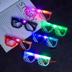 Kính Viễn Tưởng LED Phát Sáng Nhiều Màu - Gọng Gấp Tiện Lợi, Phong Cách Khoa Học Viễn Tưởng Cho Tiệc Tùng Và Lễ Hội