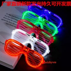 Kính Rèm Gắn Đèn LED Nhấp Nháy - Kính Mát Thời Trang Độc Đáo Cho Tiệc Sinh Nhật, Lễ Hội, Quán Bar