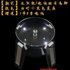 Bàn Xoay Trưng Bày Sản Phẩm Năng Lượng Mặt Trời 360 Độ - Dụng Cụ Chụp Hình và Quay Video Tiện Lợi, Thân Thiện Với Môi Trường