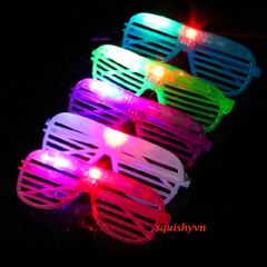 Kính Phát Sáng Gắn LED Nhấp Nháy Đa Màu - Phụ Kiện Thời Trang Tiệc Tùng, Quà Tặng Độc Đáo cho Bữa Tiệc và Lễ Hội