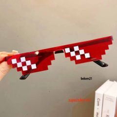 Kính Râm Thug Life 6 Chấm MINECRAFT - Kính Mắt Phong Cách Đa Màu Sắc Cho Nam Nữ Thời Trang Fandom