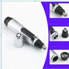 Máy tỉa lông mũi mini bằng tay - Dụng cụ cắt lông mũi thép không gỉ, thiết kế tiện lợi, an toàn cho người sử dụng