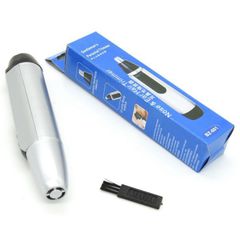 Máy tỉa lông mũi mini bằng tay - Dụng cụ cắt lông mũi thép không gỉ, thiết kế tiện lợi, an toàn cho người sử dụng