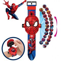 Đồng Hồ Chiếu Hình 3D Avengers - Siêu Nhân & Công Chúa Elsa - Đồ Chơi Điện Tử An Toàn cho Bé 4 Tuổi - Quà Tặng Vui Nhộn