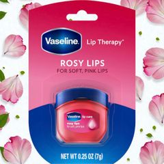 Son Dưỡng Vaseline Rosy Lips 7g - Cung Cấp Độ Ẩm và Sắc Hồng Tự Nhiên Cho Môi - Dễ Dàng Mang Theo Khi Đi Học, Đi Làm
