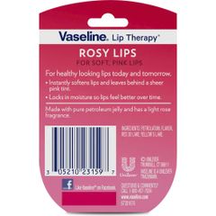 Son Dưỡng Vaseline Rosy Lips 7g - Cung Cấp Độ Ẩm và Sắc Hồng Tự Nhiên Cho Môi - Dễ Dàng Mang Theo Khi Đi Học, Đi Làm