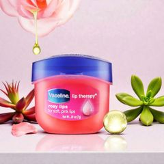 Son Dưỡng Vaseline Rosy Lips 7g - Cung Cấp Độ Ẩm và Sắc Hồng Tự Nhiên Cho Môi - Dễ Dàng Mang Theo Khi Đi Học, Đi Làm