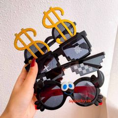 Kính Mắt Thug Life - Kính Minecraft Nam Nữ Thời Trang, Siêu Ngầu, Bảo Vệ UV, Hàng Chính Hãng, Đổi Trả 1-1