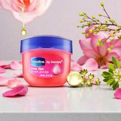 Son Dưỡng Môi Vaseline Rosy Lips 7g - Giữ Ẩm và Tạo Màu Hồng Nhạt Tự Nhiên Cho Nam Nữ