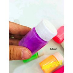 Sơn Dạ Quang 20ML Phát Sáng Cực Mạnh - 8 Màu Tùy Chọn, Không Độc Hại, An Toàn Cho Trang Trí Móng Tay và Mỹ Phẩm