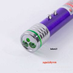 Bút Chiếu Laser 4mW 2 Trong 1 + Đèn LED Trêu Mèo Chó - Đồ Chơi Thú Cưng Tương Tác Thú Vị Ảnh Sáng Màu Sắc