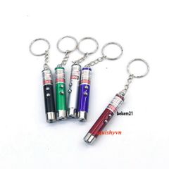 Bút Chiếu Laser 4mW 2 Trong 1 + Đèn LED Trêu Mèo Chó - Đồ Chơi Thú Cưng Tương Tác Thú Vị Ảnh Sáng Màu Sắc
