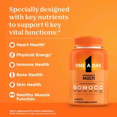 Vitamin Tổng Hợp One A Day Women’s Multi - 200 Viên Hỗ Trợ Sức Khỏe Phụ Nữ, Giảm Mệt Mỏi, Tăng Cường Miễn Dịch