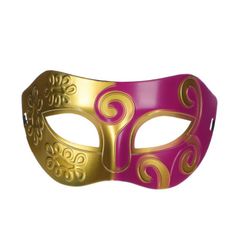 Mặt Nạ Nửa Mặt Vàng Đồng Cổ Điển - Phụ Kiện Hóa Trang Tiệc Halloween, Lễ Hội Có Dây Đeo Cho Nam Nữ