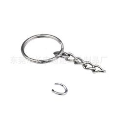 Bộ 10 Móc Khóa Sắt Vòng Đôi Handmade - Phụ Kiện Thời Trang Dễ Dàng DIY, Chất Liệu Thép Không Gỉ, Quà Tặng Độc Đáo