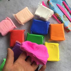 Gói Đất Sét Để Nặn Tạo Hình Siêu Nhẹ Handmade - Màu Trắng, Hồng, Lam, Tím, Vàng, Đất Sét Tự Khô Dành Cho Slime Thoải Mái Sáng Tạo