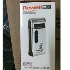 Máy Cạo Râu Rewell RSCW-301 - Thiết Kế Sang Trọng, Tiện Lợi, Lưỡi Dao 2 Lưỡi, Cạo Râu Nhanh, Chắc Chắn, Không Gây Kích Ứng Da