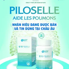 Viên uống Piloselle Pháp - Giảm ho, đờm, viêm họng, phế quản - Bổ phổi, hộp 30 viên hỗ trợ sức khỏe đường hô hấp