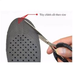 Cặp lót giày tăng chiều cao cao cấp LOTGIAY - Đệm khí, lót nhung thoáng khí, tăng từ 3-9cm, phù hợp mọi size giày nam nữ