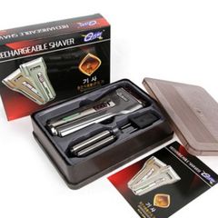 Máy cạo râu QISHI RSCW-Q588 lưỡi kép - Thiết kế tinh tế, cạo và tỉa râu dễ dàng, pin sạc tiện lợi cho phái mạnh