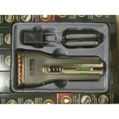 Máy cạo râu QISHI RSCW-Q588 lưỡi kép - Thiết kế tinh tế, cạo và tỉa râu dễ dàng, pin sạc tiện lợi cho phái mạnh