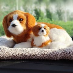 Thú Bông Cún Vàng Lõi Than Hoạt Tính - Khử Mùi và Lọc Không Khí Trang Trí Xe Hơi, Ô Tô, Chó Mèo, Quà Tặng Đáng Yêu