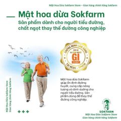Mật Hoa Dừa Cô Đặc Organic Sokfarm 100% Tự Nhiên - Hộp 12 Gói x 15g, Thay Thế Đường Nguyên Liệu Tốt Cho Sức Khỏe