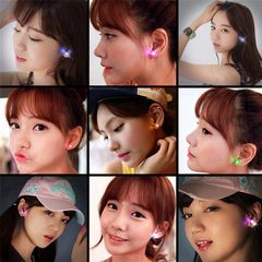 Khuyên Tai LED Phát Sáng Đính Đá Rhinestone - Bông Tai Hợp Thời Trang Nữ Độc Đáo, Phụ Kiện Thời Trang Cá Tính