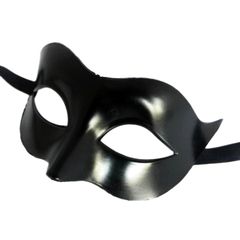 Mặt Nạ Hóa Trang Nửa Mặt Màu Trắng/Đen - Phụ Kiện Halloween Cosplay Cho Nam Nữ - Tiệc Trung Thu, Biểu Diễn