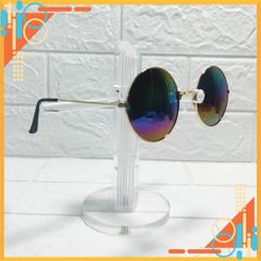 Kính Mát Nam Thời Trang Gọng Kim Loại Phong Cách Thầy Bói Tiktok UV400 - Kính Hot Hè 2023