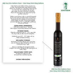 Nước Uống Lên Men Mật Hoa Dừa Hữu Cơ Sokfarm 375ml - Thức Uống Cider Ngọt Thanh, Không Chất Bảo Quản, Tốt Cho Tiêu Hóa