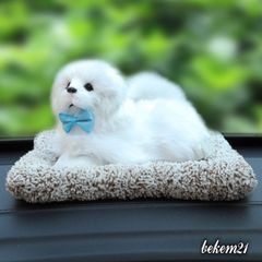 Mèo Hoa Cúc Bông Gòn Lông Mượt Lõi Than Hoạt Tính - Khử Mùi & Lọc Không Khí Cho Ô Tô Trang Trí Nội Thất