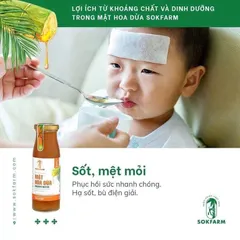 Mật hoa dừa cô đặc organic Sokfarm 250g - Thực phẩm tự nhiên cho bé ăn dặm, bổ sung dinh dưỡng, vị ngọt tự nhiên, thuần thực vật.