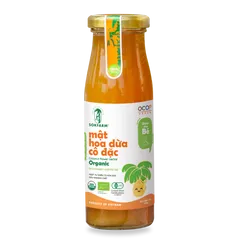 Mật hoa dừa cô đặc organic Sokfarm 250g - Thực phẩm tự nhiên cho bé ăn dặm, bổ sung dinh dưỡng, vị ngọt tự nhiên, thuần thực vật.