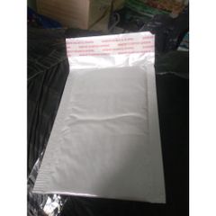 Combo 50 Túi Nylon Dán Mép Gói Hàng - Túi Gói Hàng Lót Xốp Nổ Chống Shock, Băng Keo Dán Mép Chống Móc Trộm Hàn