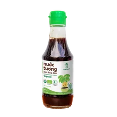 Nước Tương Mật Hoa Dừa Organic Sokfarm 200ml - Hương Vị Tự Nhiên, Giảm Muối Hơn 50%, Không Đậu Nành, Thực Phẩm Hữu Cơ Việt Nam