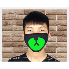 Khẩu Trang Dạ Quang Đầu Lâu - Mặt Nạ Phát Sáng Halloween, Phụ Kiện Cosplay Unisex, Chống Bụi, Thoáng Khí