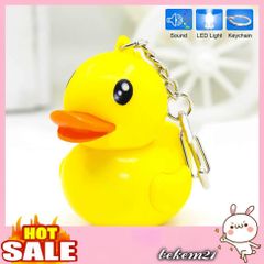 Móc Khoá Chú Vịt Vàng Phát Sáng Có Đèn LED và Nhạc - Phụ Kiện Thời Trang Dễ Thương và Thú Vị cho Những Fan Yêu Thích Chim Cảnh
