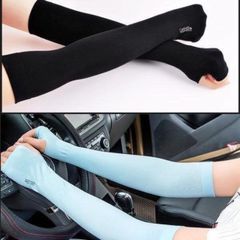 Găng tay chống nắng Let's Slim Hàn Quốc - Chống tia UV, giữ ẩm, co giãn cho nam nữ khi chơi thể thao, đi xe, câu cá, leo núi