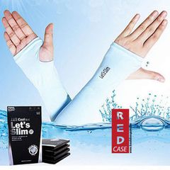 Găng tay chống nắng Let's Slim Hàn Quốc - Chống tia UV, giữ ẩm, co giãn cho nam nữ khi chơi thể thao, đi xe, câu cá, leo núi