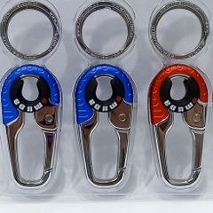 Móc Khóa Cao Cấp OMUDA 3754 - Hợp Kim Inox Bền Bỉ, Móc Xe Ô Tô & Xe Máy, Màu Cam & Xanh Thanh Lịch